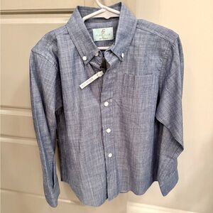 Class Club / Boys Denim Long Sleeve Button Down Shirt